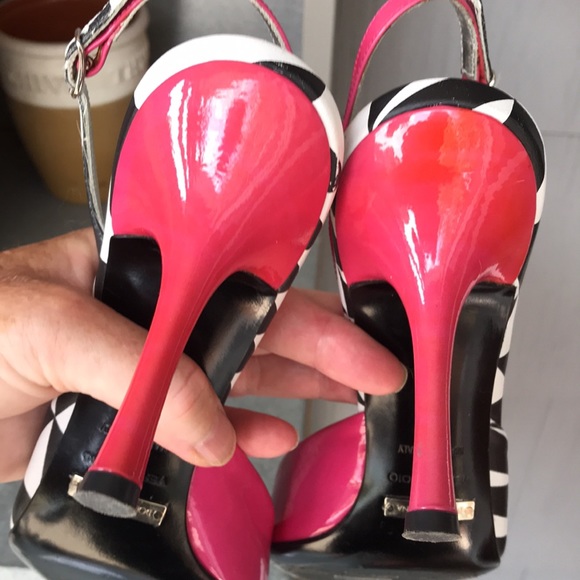 Dolce &Gabbana sling back leather and patent 31/2 - Picture 3 of 8